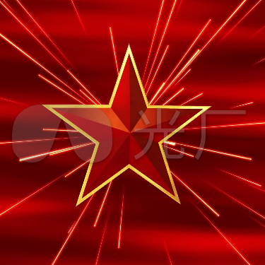 红星闪闪放光彩（四手联弹）