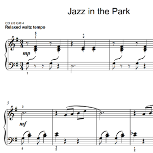 Jazz in the Park钢琴简谱 数字双手