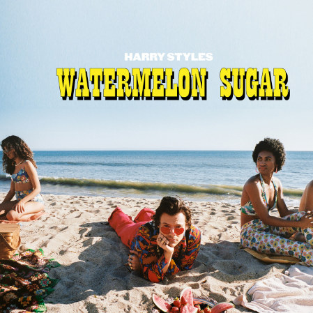 Watermelon Sugar - Harry Styles - 钢琴独奏带歌词-钢琴谱