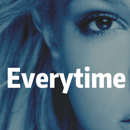 Everytime - Britney spears - 布兰妮·斯皮尔斯 - 钢琴独奏-钢琴谱