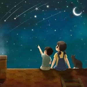 繁星的夜晚//A Starry Night -免费乐谱【宁静】钢琴简谱 数字双手