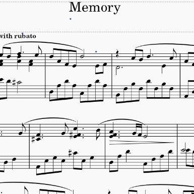Memory-Andy Zhan-钢琴谱