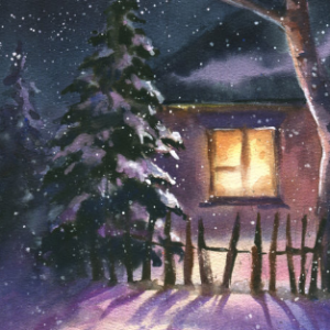 下雪的夜晚//Snowy Night【宁静】-钢琴谱