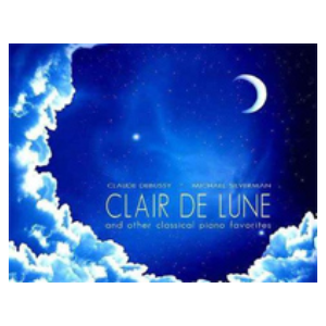 Clair de lune钢琴简谱 数字双手