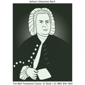 d小调前奏曲 BWV 851 No.6钢琴简谱 数字双手