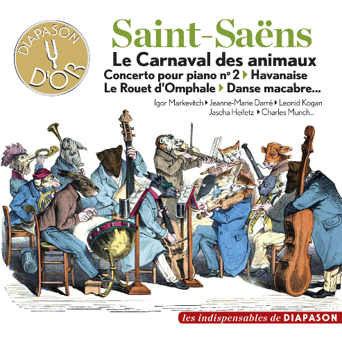圣桑《动物狂欢节》公鸡和母鸡 II. Poules Et Coqs 原版 钢琴独奏 No. 2 in C Major，Le Carnaval des Animaux-钢琴谱
