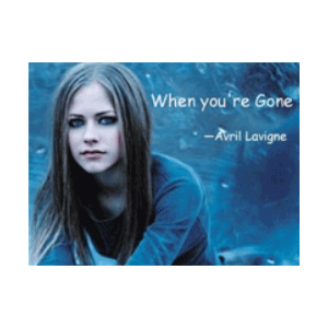 When You're Gone-Avril Lavigne-钢琴谱