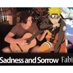 Sadness and Sorrow  G调简易-钢琴谱