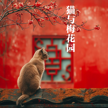 猫与梅花园【轻快-童真】-钢琴谱