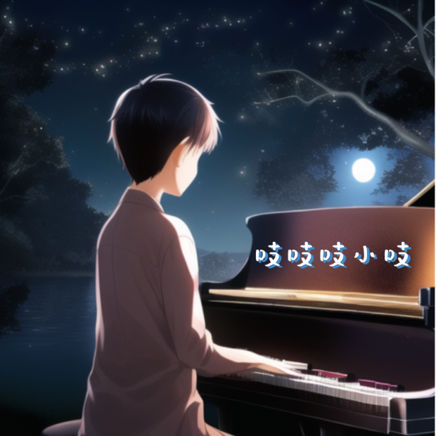 月河雪钢琴简谱 数字双手