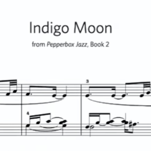 Indigo Moon靛蓝月亮（2023英皇六级C2曲目）节拍放大版-钢琴谱