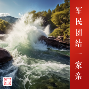 军民团结一家亲钢琴简谱 数字双手 吴祖强