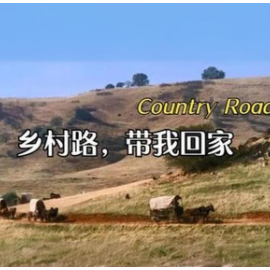 Take Me Home Country Roads 乡村路带我回家 简易版 英文经典流行-钢琴谱