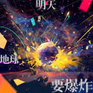 明天地球要爆炸钢琴简谱 数字双手