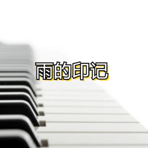 雨的印记钢琴简谱 数字双手