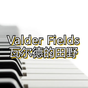 瓦尔德的田野-钢琴谱