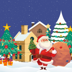 【四手联弹】When Santa Clauds Gets Your Letter-圣诞歌曲-钢琴谱
