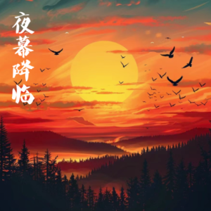 夜幕降临钢琴简谱 数字双手