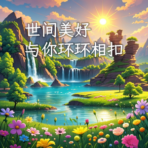世间美好与你环环相扣 原调简易版 柏松 抖音热歌-钢琴谱
