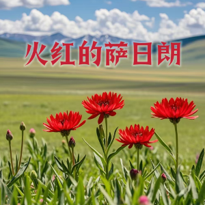 火红的萨日朗钢琴简谱 数字双手 刘新圈