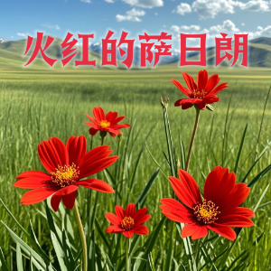 火红的萨日朗钢琴简谱 数字双手 刘新圈