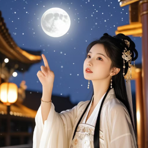 左手指月-萨顶顶 原调精编简易版（电视剧《香蜜沉沉烬如霜》片尾曲）-钢琴谱