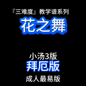 花之舞（拜厄版）三难度教学谱系列