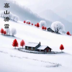 高山滑雪/Snow Skiing 【激情】-钢琴谱