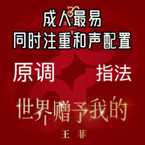 世界赠予我的钢琴简谱 数字双手