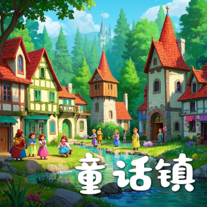 童话镇 原调精编简易版 戴羽彤 网络热歌 新手易弹-钢琴谱
