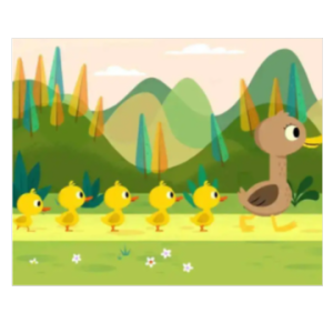 SIX LITTLE DUCKS四手联弹