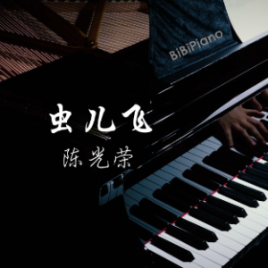虫儿飞钢琴简谱 数字双手 林夕