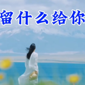 留什么给你 C调简易钢琴弹唱 带歌词 孙楠-钢琴谱