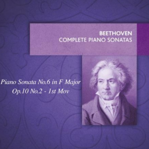 贝多芬 F大调第六号钢琴奏鸣曲，Op.10 No.2 第一乐章 原版带指法 Piano Sonata No.6-钢琴谱
