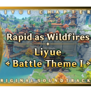 【原神OST】中等难度《疾如猛火Rapid as wildfires》钢琴还原独奏版~星之钢琴~-钢琴谱