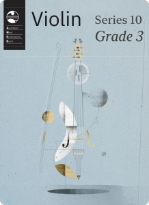 AMEB考级 Violin Series10 Grade3钢琴谱