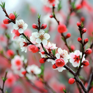 桃花红.杏花白钢琴简谱 数字双手