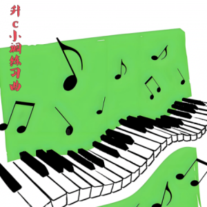 Etude in C-sharp minor钢琴简谱 数字双手