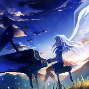 《夜幕之下》我在精神病院学斩神完结贺曲-钢琴谱