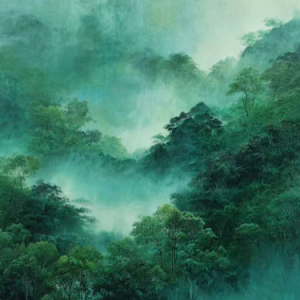 《Verdurous Mountains（青山绿野）》原调+指法-钢琴谱