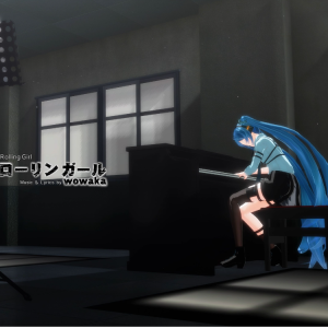 rolling girls钢琴简谱 数字双手 wowaka