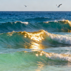 小众唯美风格《When the waves dance》-钢琴谱
