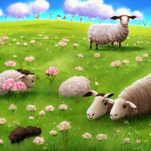 赶绵羊 （四手联弹）- 好玩的小曲-钢琴谱