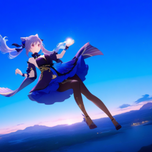 【原创】向着苍青色的天空钢琴简谱 数字双手