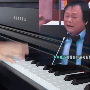 没出息钢琴简谱 数字双手