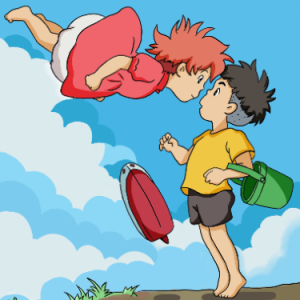 悬崖上的波妞钢琴简谱 数字双手