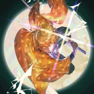 Zenitsu 7th Form: Flaming Thunder God钢琴简谱 数字双手