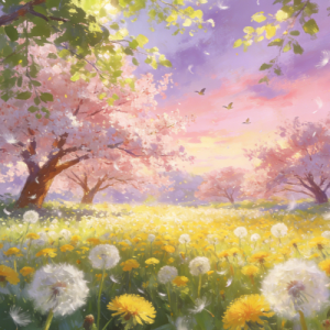 C调版治愈好听《A little song of spring》-钢琴谱