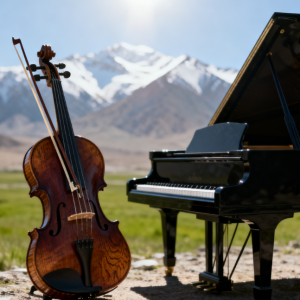 阳光照耀着塔什库尔干钢琴简谱 数字双手