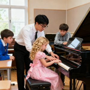 【四手联弹】铃儿响叮当-简单版-钢琴谱